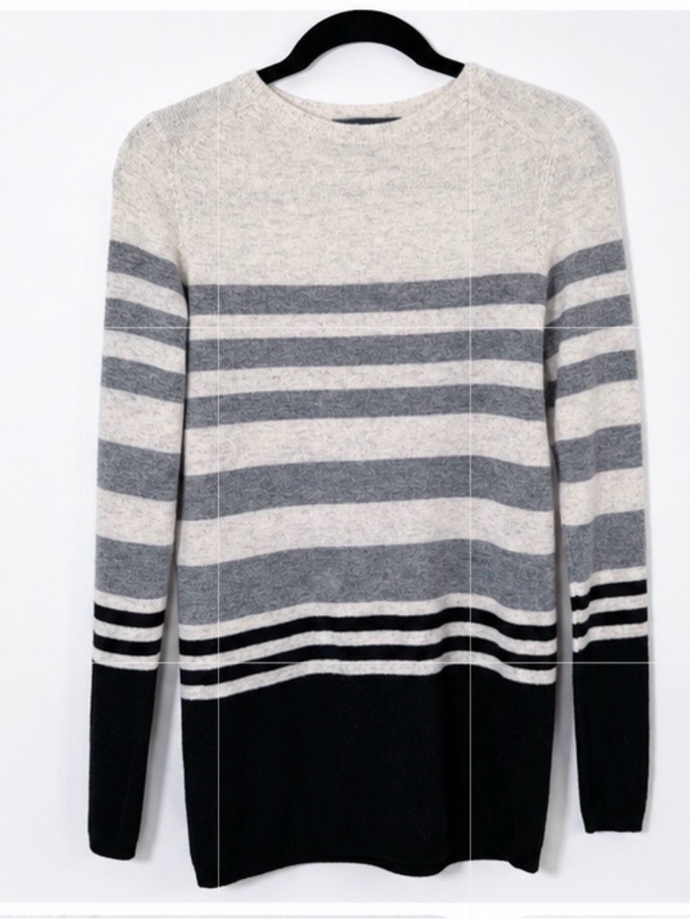 VINCE Striped Cashmere Tunic Sweater Size XXS